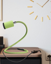 LAMPADA SNAKE VERDE con cavo nero