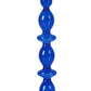Portacandele in vetro blu