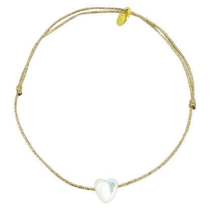 BRACCIALE MOTU, CUORE IN MADREPERLA