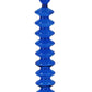 Portacandele in vetro blu