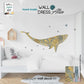 decoro da parete wall decor in carta da parati motivo floreale design artigianale wall paper art