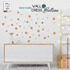 decoro da parete wall decor in carta da parati motivo floreale design artigianale wall paper art