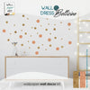 decoro da parete wall decor in carta da parati motivogeometrico pois design artigianale wall paper art