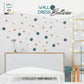 decoro da parete wall decor in carta da parati motivogeometrico pois design artigianale wall paper art