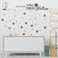 decoro da parete wall decor in carta da parati motivo floreale design artigianale wall paper art
