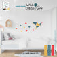 decoro da parete wall decor in carta da parati motivo floreale design artigianale wall paper art