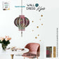 decoro da parete wall decor in carta da parati motivo floreale design artigianale wall paper art
