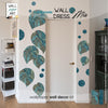 decoro da parete wall decor in carta da parati motivo floreale design artigianale wall paper art