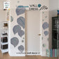 decoro da parete wall decor in carta da parati motivo floreale design artigianale wall paper art