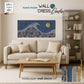 decoro da parete wall decor in carta da parati motivo floreale design artigianale wall paper art