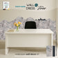 decoro da parete wall decor in carta da parati motivo skyline torino alpi design artigianale wall paper art